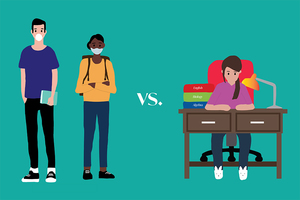 Virtual to In-Person Return to School