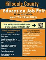 Hillsdale County Education Job Fair